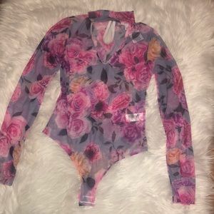 A’Gaci Floral Transparente Top